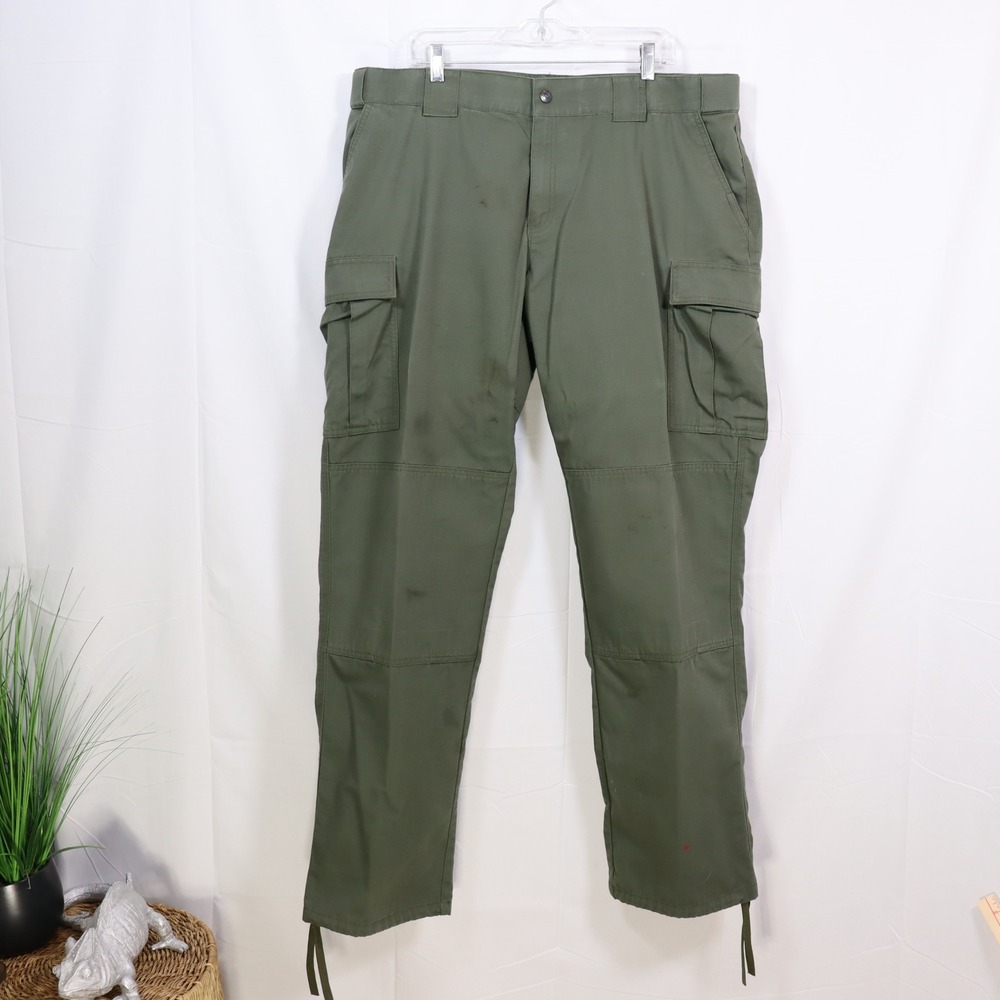 5.11 Tactical Womens 20 Long Green Ripstop Cargo Pants Gorpcore Utility